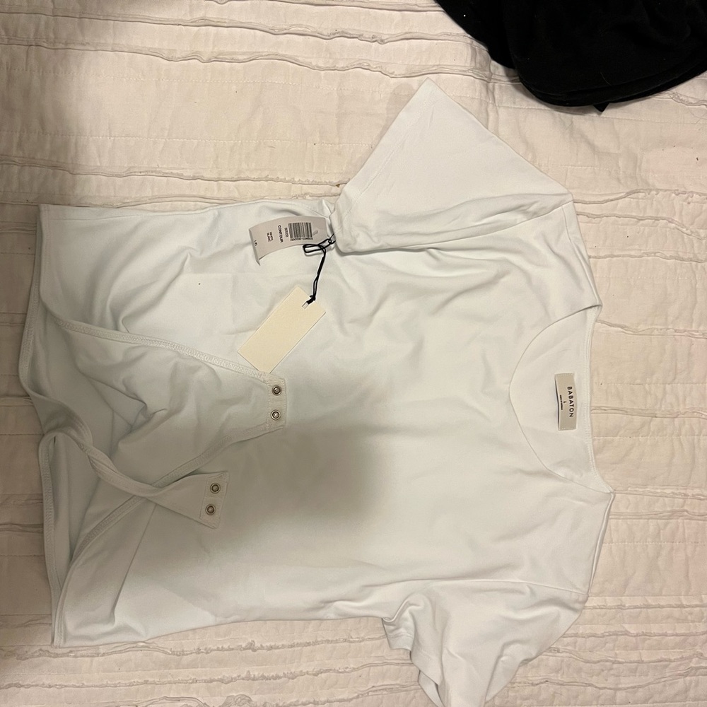 ARITZIA Contour white bodysuit